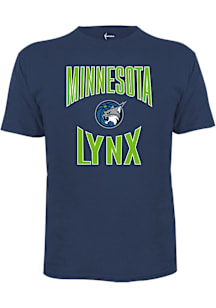 Minnesota Lynx Navy Blue Heart and Soul Short Sleeve T Shirt