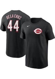 Elly De La Cruz Cincinnati Reds Black Pitch Black Short Sleeve Player T Shirt