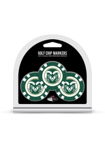 Colorado State Rams Poker Chip 3 Pack Golf Ball Marker