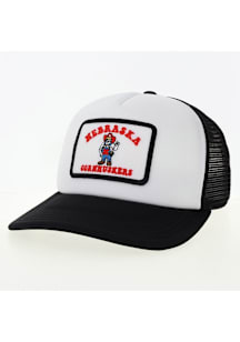 Nebraska Cornhuskers Laguna Trucker Adj Adjustable Hat - White