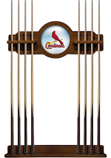St Louis Cardinals Solid Wood Cue Rack Pool Table
