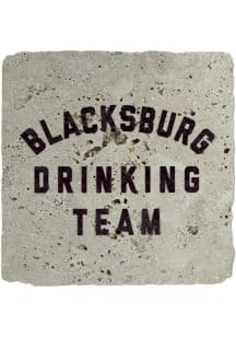 Blacksburg Drinking Team Coaster - White
