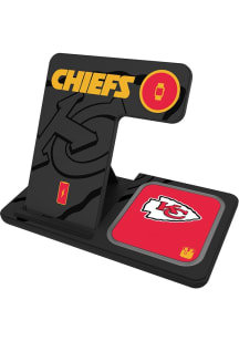 Kansas City Chiefs Monocolor Tilt 3in1 Phone Charger