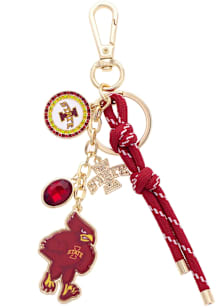 Iowa State Cyclones Logo Keychain - Cardinal