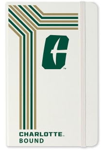 UNCC 49ers School Bound team logo Notebook and Folder - White