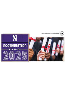 Purple Northwestern Wildcats Class of 2025 unique photo frame Picture Frame