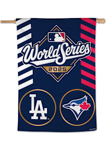 Los Angeles Dodgers vs Toronto Blue Jays World Series 2025 Banner - Navy Blue