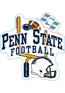 Navy Blue Penn State Nittany Lions Correlate Football Stickers