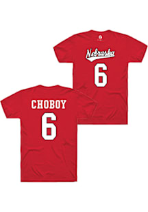 Laney Choboy Nebraska Cornhuskers Red NIL Shirzees Short Sleeve Player T Shirt