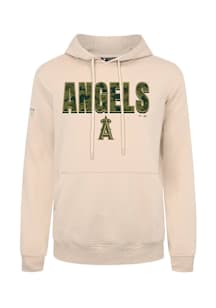 Levelwear Los Angeles Angels Mens Brown Podium Protect Long Sleeve Hoodie