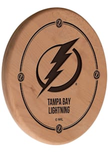 Tampa Bay Lightning Laser Engraved Sign - Brown
