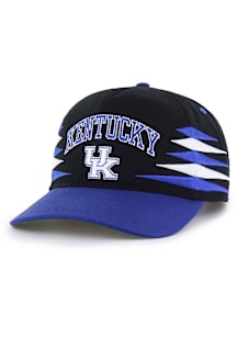 47 Kentucky Wildcats Diamond Cut Hitch Adjustable Hat - Black