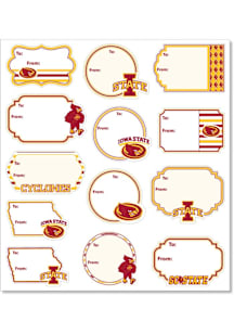 Iowa State Cyclones Team Logo 8"x10" Gift Tags