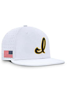 Nike Iowa Hawkeyes Mens White Dugout 2 Tone True Aero Bill Fitted Hat