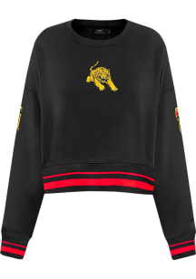 Pro Standard Tuskegee University Womens Black Classic Crew Sweatshirt