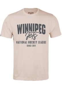 Levelwear Winnipeg Jets Tan Richmond Response Short Sleeve T Shirt