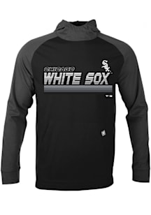 Levelwear Chicago White Sox Mens Black Uproar Breaker Long Sleeve Hoodie