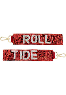 Alabama Crimson Tide beaded Keychain - Crimson