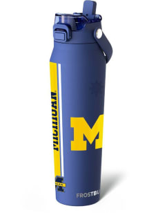 Navy Blue Michigan Wolverines 32oz Bottle Buddy Stainless Steel Bottle
