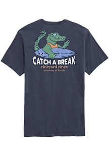 Vineyard Vines Florida Gators Navy Blue Catch a Break Short Sleeve T Shirt