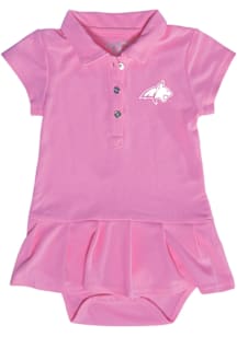 Montana State Bobcats Baby Girls Pink Caroline Short Sleeve Dress