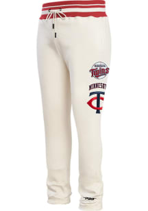 Pro Standard Minnesota Twins Mens White Retro Classic Sweatpants