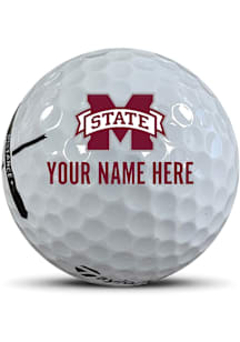 Mississippi State Bulldogs Custom team logo Golf Balls