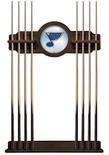 St Louis Blues Solid Wood Cue Rack Pool Table