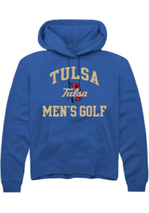 Mens Tulsa Golden Hurricane Blue Rally Men's Golf No 1 Hooded Sweatshirt
