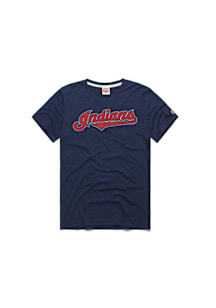 Homage Cleveland Guardians Navy Blue Jersey Logo '94 Short Sleeve Fashion T Shirt