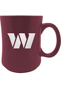 Washington Commanders 19oz Laser Etch Ceramic Mug - Burgundy