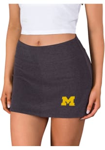 Womens Michigan Wolverines Charcoal Concepts Sport Centerline Skirt