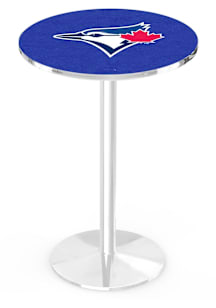 Toronto Blue Jays Chrome Round Base Pub Table