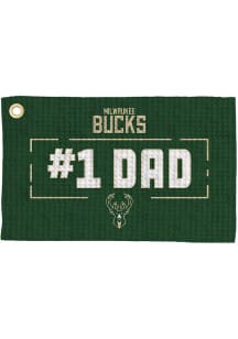 Milwaukee Bucks #1 Dad Waffle Golf Towel