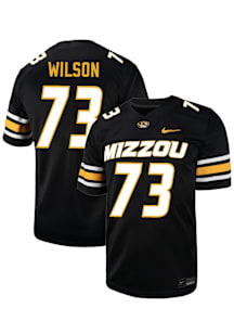 Tristan Wilson  Nike Missouri Tigers Black NIL Name And Number Football Jersey