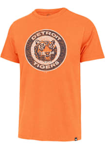 47 Detroit Tigers Orange Coop Circle Logo Short Sleeve Fashion T Shirt
