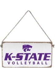 K-State Wildcats 6x11 inch Volleyball Mini Plank Sign