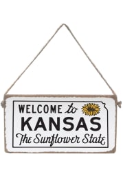 Kansas Sunflower State Welcome Mini Plank Sign