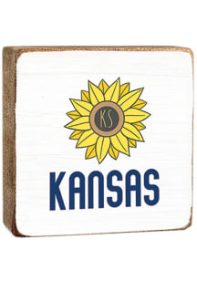 Kansas Sunflower 6X6 Inch Sign