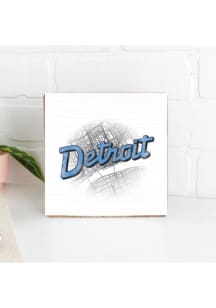 Detroit Detroit Map Sign