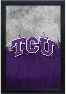 TCU Horned Frogs Snap Frame LED Sign - Black