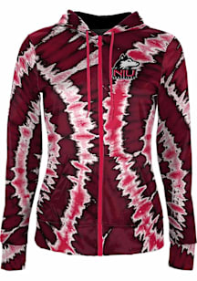 ProSphere Northern Illinois Huskies Womens Red Tie Dye Light Weight Jacket