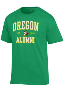 Oregon Ducks Green Champion Est Alumni Jersey Short Sleeve T Shirt
