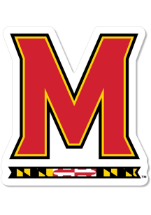 Red Maryland Terrapins 2&quot; &quot;M&quot; Dizzler Stickers