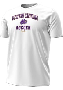 Under Armour Western Carolina White Soccer Performance Short Sleeve T Shirt