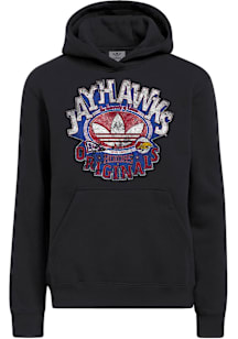 Adidas Kansas Jayhawks Mens Black OG Long Sleeve Hoodie