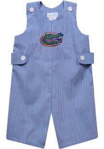 Vive La Fete Florida Gators Toddler Blue Gingham Overalls
