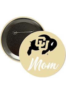 Colorado Buffaloes 3" Mom Button - Black
