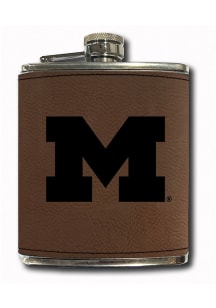 Yellow Michigan Wolverines 7 oz Flask Flask