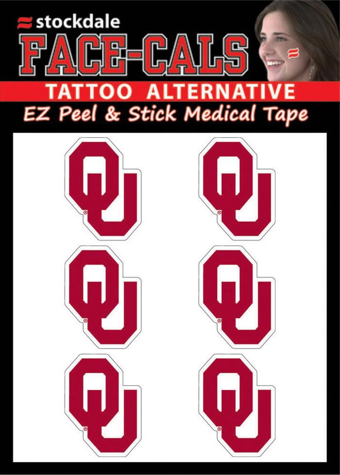 Oklahoma Sooners 6 Pack Tattoo